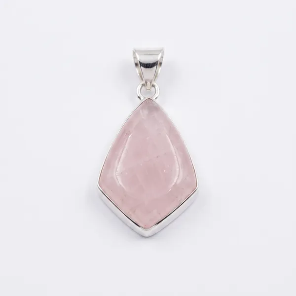 Anti_Tarnish_Rose_Quartz_Geometric_Pendant_Necklace_for_Women_|_Minimal_Pink_Stone_Pendant