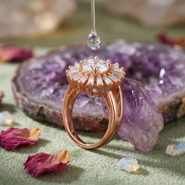 Rose_Gold_Sunburst_Solitaire_Ring_for_Women_|_Anti_Tarnish_Adjustable_Statement_Ring