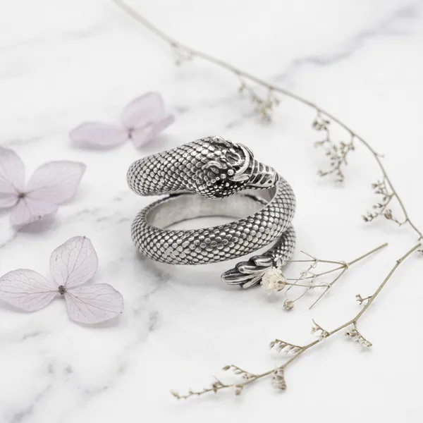 Silver_Adjustable_Snake_Ring_|_Vintage_Wrap_Around_Serpent_Ring_for_Women