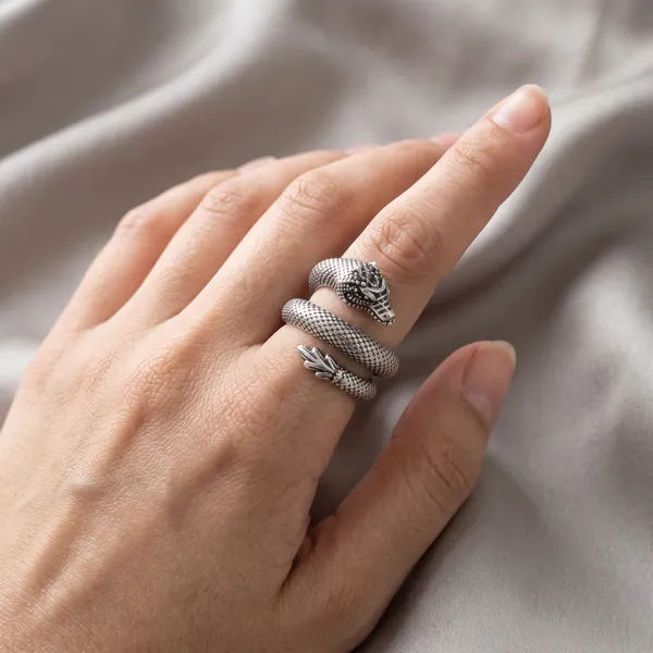Silver_Adjustable_Snake_Ring_|_Vintage_Wrap_Around_Serpent_Ring_for_Women