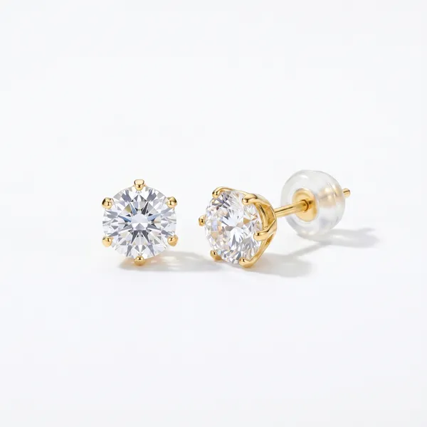 Classic_Solitaire_Anti_Tarnish_Stud_Earrings_for_Women_|_Gold_Plated_Crystal_Stud_Earrings