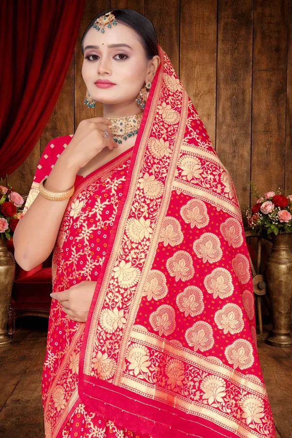 Women's_Banarasi_Art_Silk_Saree_–_Crimson_Red_Festive_Wear_Saree_with_Heavy_Woven_Golden_Zari_Border_and_Blouse_Piece