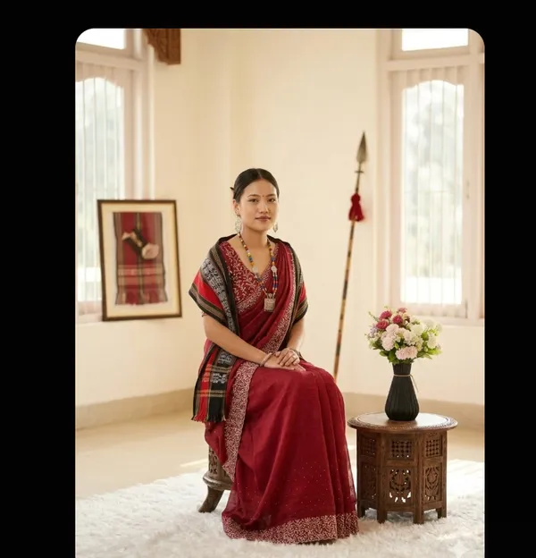 Maroon_Vichitra_Silk_Saree_For_Women