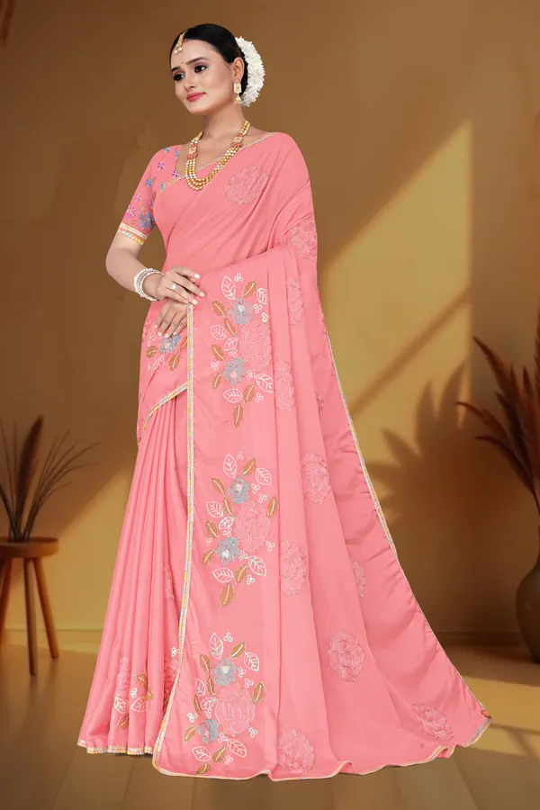 Women's_GAJRI_Floral_Embroidered_Saree_–_Festive_Wear_Star_Georgette_Saree_with_Matching_Blouse_Piece