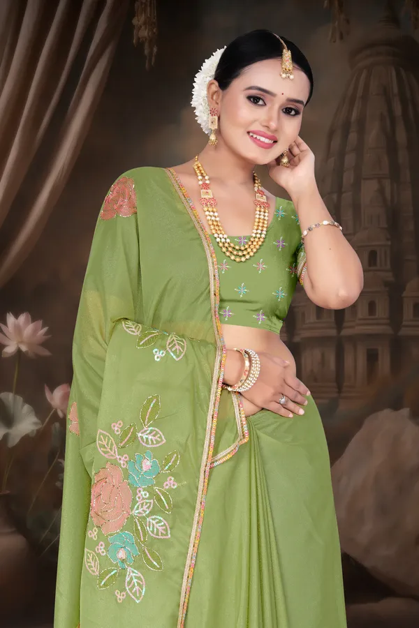 Women's_L.GREEN_Floral_Embroidered_Saree_–_Festive_Wear_Star_Georgette_Saree_with_Matching_Blouse_Piece