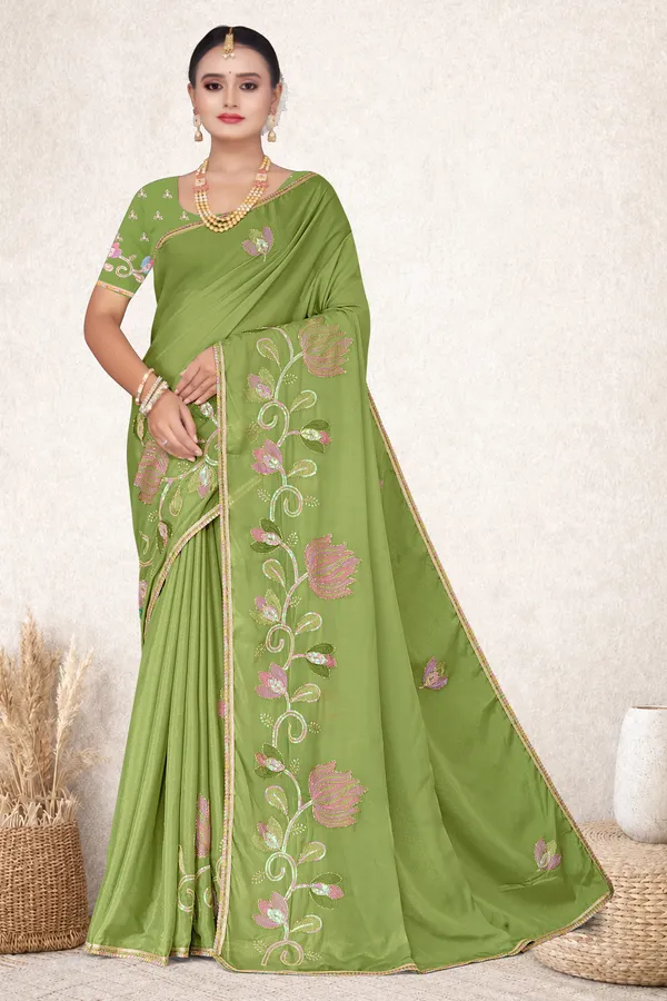 Women's_FIROZI_Floral_Embroidered_Saree_–_Festive_Wear_Star_Georgette_Saree_with_Matching_Blouse_Piece