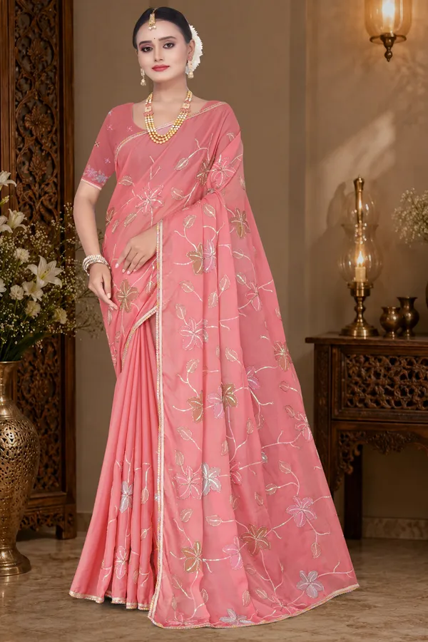 Women's_GAJRI_Floral_Embroidered_Saree_–_Festive_Wear_Star_Georgette_Saree_with_Matching_Blouse_Piece