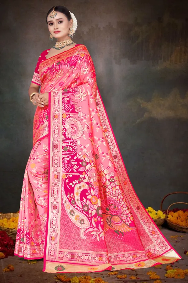 Women's_Banarasi_Art_Silk_Saree_–_Dual_Tone_Pink_Festive_Wear_Saree_with_Heavy_Zari_Border_and_Blouse_Piece