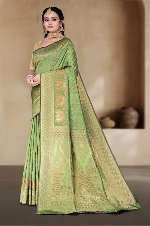 Women's_Banarasi_Art_Silk_Saree_–_pistel_green_Festive_Wear_Saree_with_Heavy_Woven_Zari_Border_and_Blouse_Piece