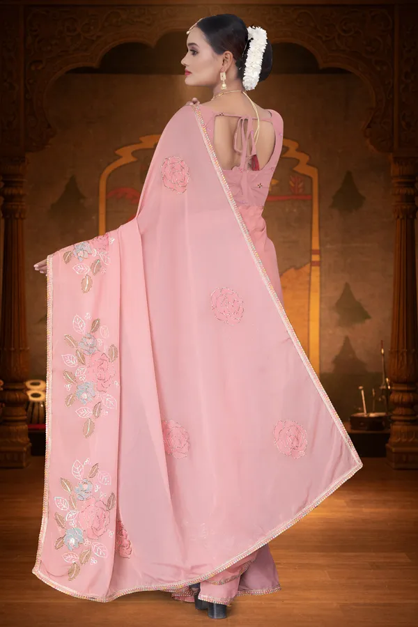Women's_L.PECH_Floral_Embroidered_Saree_–_Festive_Wear_Star_Georgette_Saree_with_Matching_Blouse_Piece