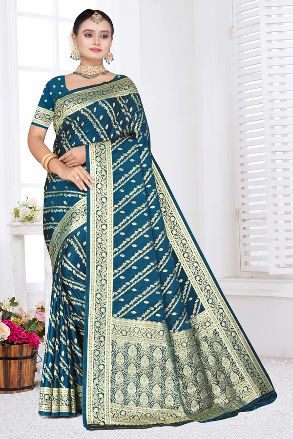 Women's_Banarasi_Art_Silk_Saree_–_Bright_Haldi_Yellow_Festive_Wear_Saree_with_Multicolored_Woven_Floral_Border_and_Blouse_Piece