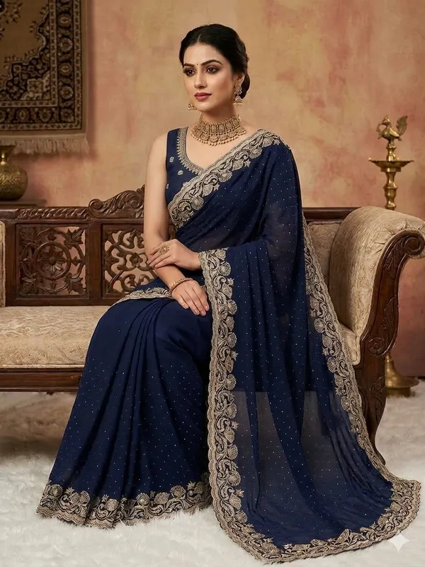 Blue_Star_Star_Georgette_Saree_For_Women