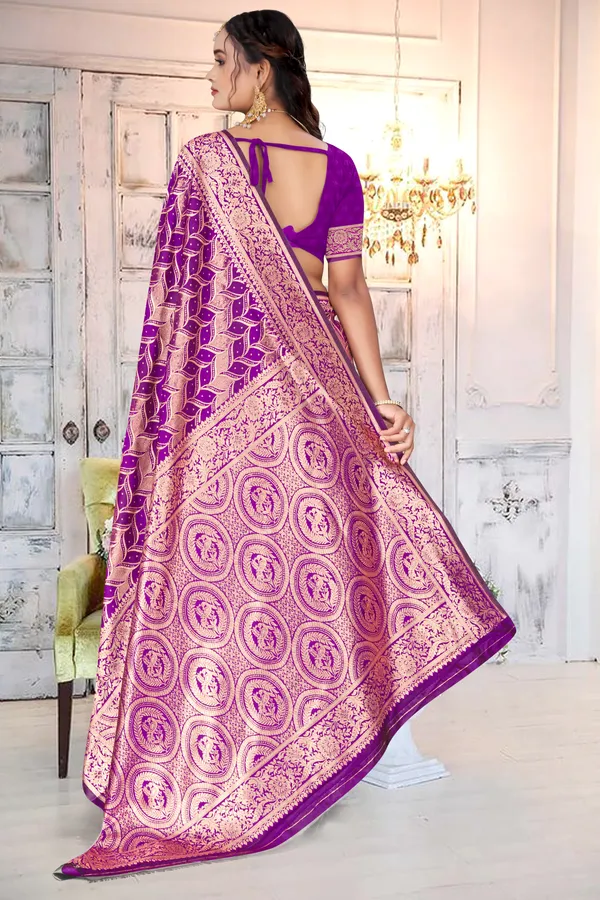 Women's_Banarasi_Art_Silk_Saree_–_Deep_wine_Festive_Wear_Saree_with_Heavy_Woven_Golden_Zari_Pallu_and_Blouse_Piece