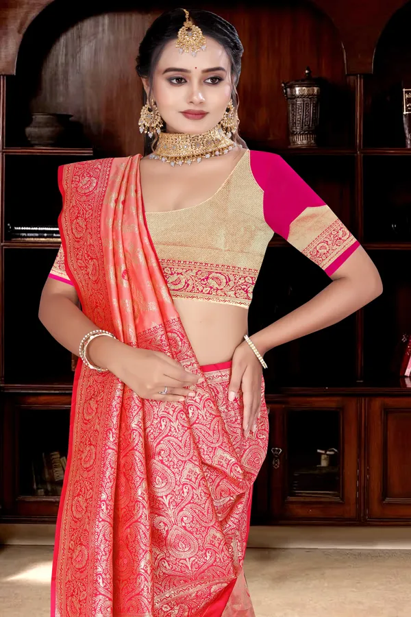 Women's_Banarasi_Art_Silk_Saree_–_light_pink_&_Hot_Pink_Festive_Wear_Saree_with_Heavy_Woven_Zari_Border_and_Blouse_Piece