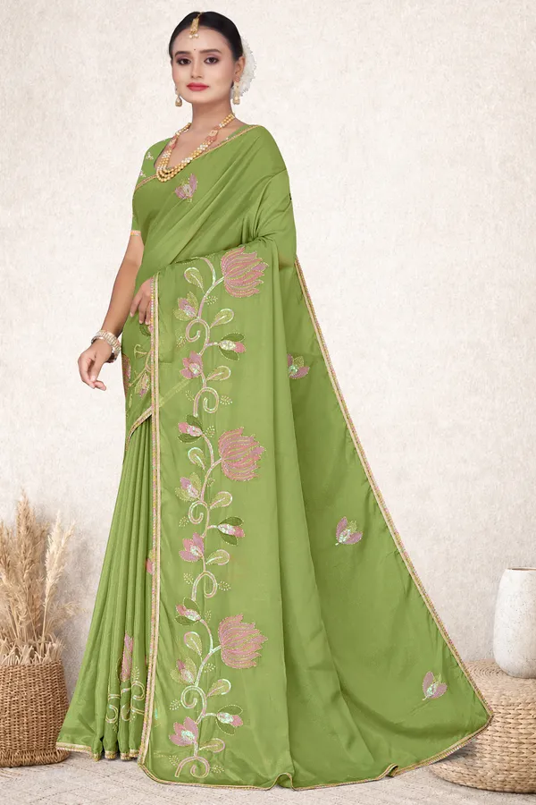 Women's_FIROZI_Floral_Embroidered_Saree_–_Festive_Wear_Star_Georgette_Saree_with_Matching_Blouse_Piece