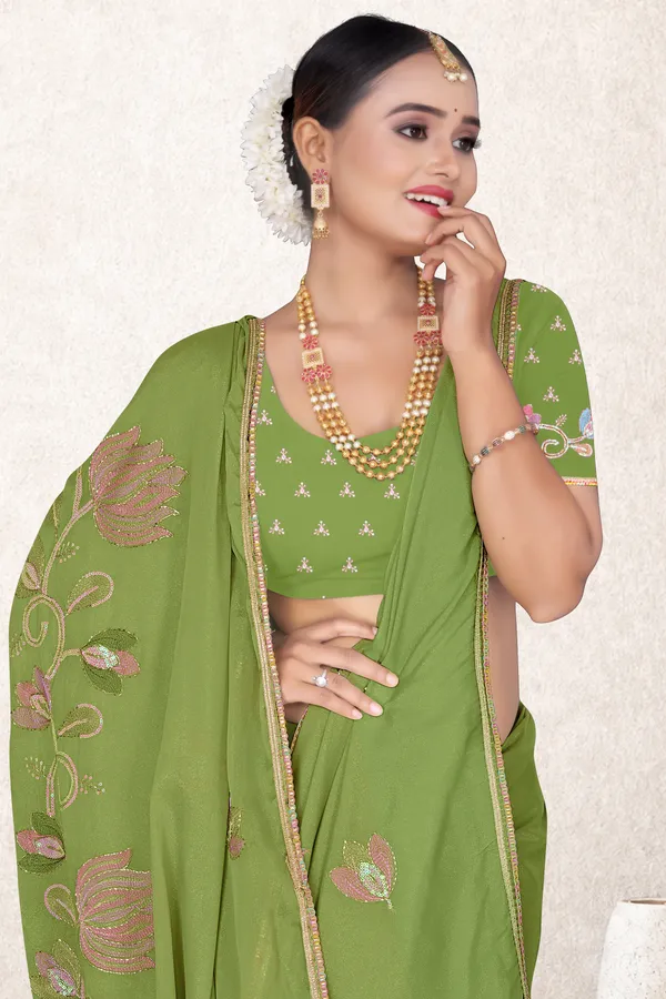 Women's_FIROZI_Floral_Embroidered_Saree_–_Festive_Wear_Star_Georgette_Saree_with_Matching_Blouse_Piece