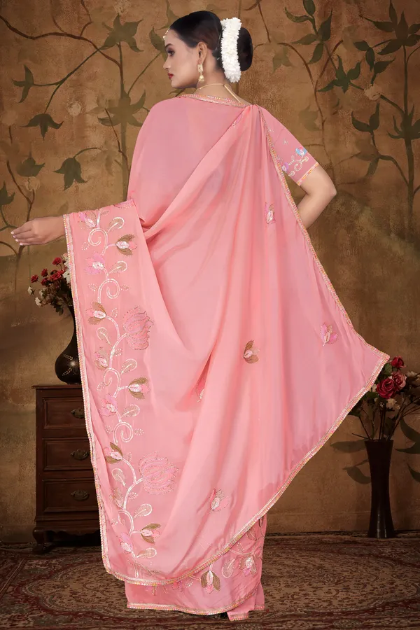 Women's_L.PECH_Floral_Embroidered_Saree_–_Festive_Wear_Star_Georgette_Saree_with_Matching_Blouse_Piece