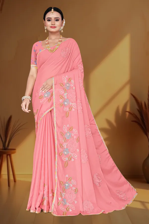 Women's_GAJRI_Floral_Embroidered_Saree_–_Festive_Wear_Star_Georgette_Saree_with_Matching_Blouse_Piece
