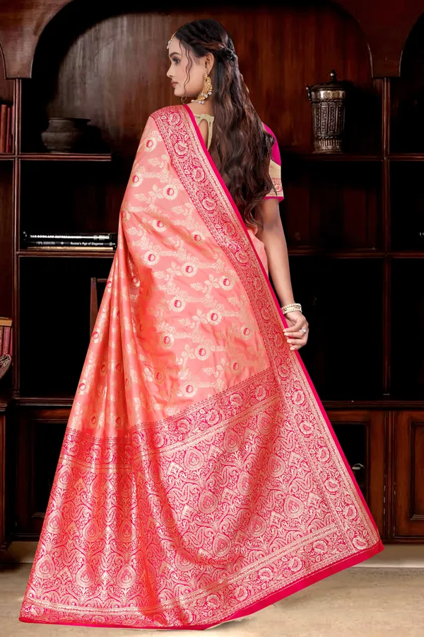 Women's_Banarasi_Art_Silk_Saree_–_light_pink_&_Hot_Pink_Festive_Wear_Saree_with_Heavy_Woven_Zari_Border_and_Blouse_Piece