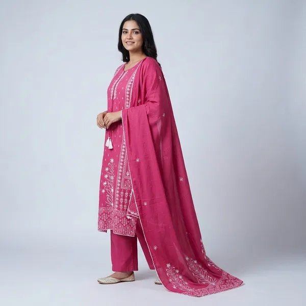 Pink_Embroidered_Cotton_Kurta_Set_With_Dupatta_For_Women