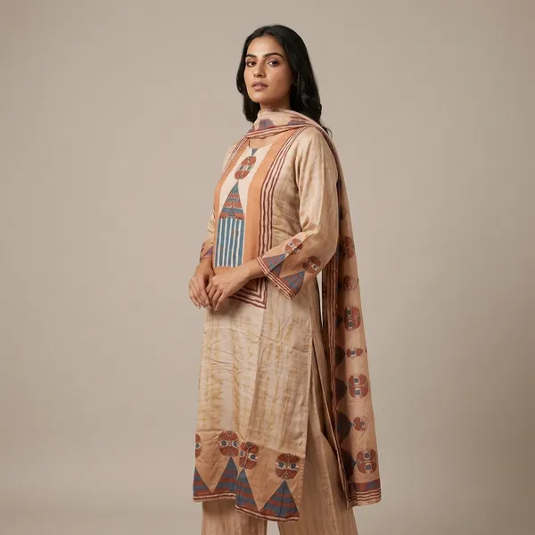 Beige_Crepe_Embellished_Geometric_Print_Kurta_Set_With_Dupatta_For_Women