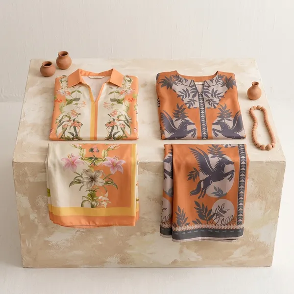 Floral_Co_Ord_Set_Duo_White_And_Orange