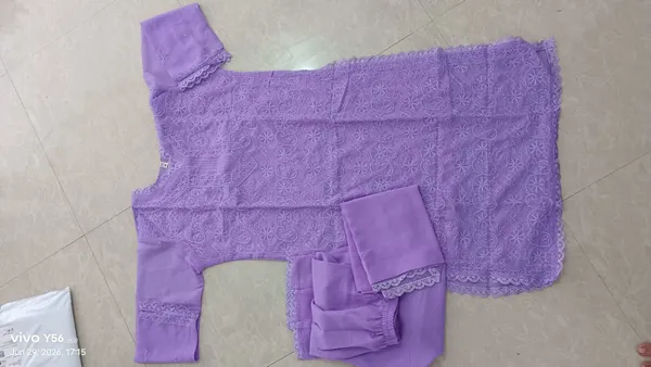 Lavender_Chikankari_Embroidery_Kurta_With_Pant_And_Dupatta_For_Women