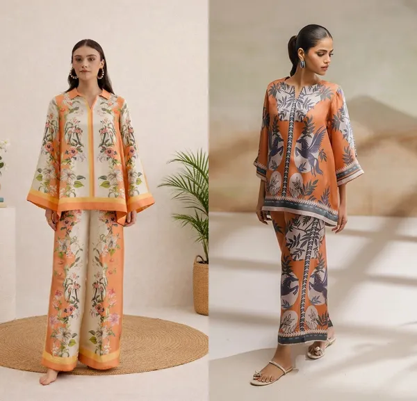 Floral_Co_Ord_Set_Duo_White_And_Orange