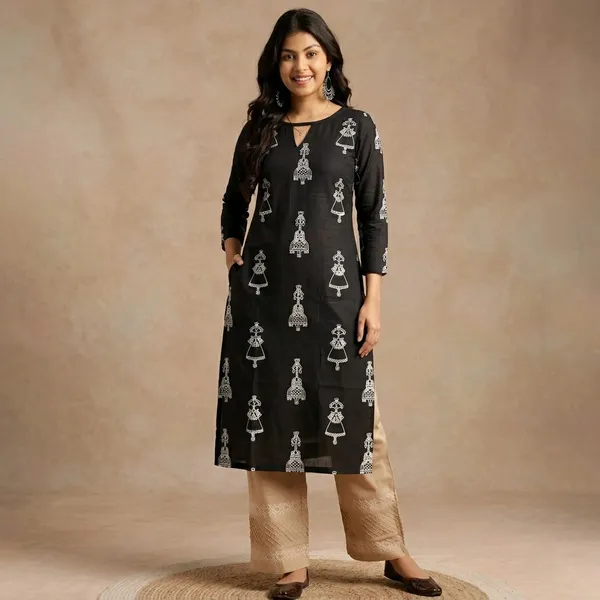 Women_Black_Rayon_Printed_Straight_Kurti_Traditional_Ethnic_Print_Kurta_Daily_Wear_Kurti_For_Women