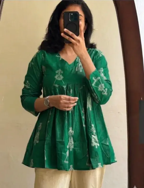 Women_Green_Rayon_Peplum_Kurti_Top_Stylish_Printed_Ethnic_Top_For_Daily_Wear