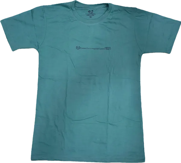 Teal_Blue_Cotton_Regular_Fit_Crew_Neck_T-Shirt_For_Men