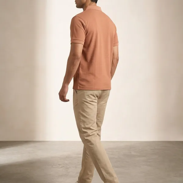 Brown_Cotton_Relaxed_Fit_Check_Pocket_Polo_T-Shirt_For_Men