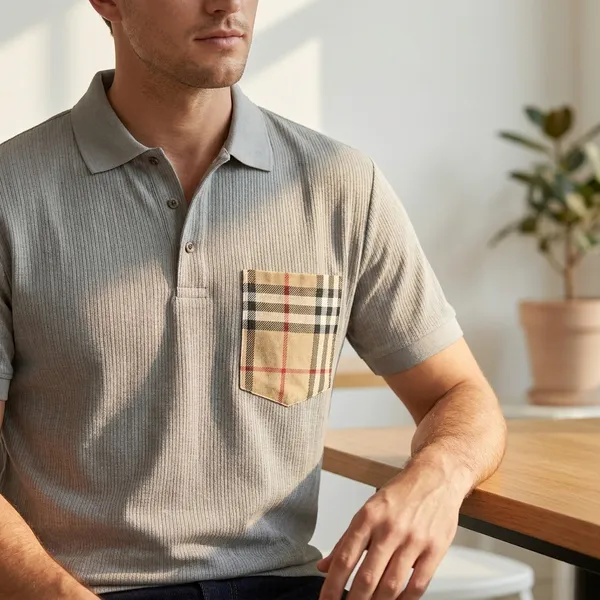 Grey_Cotton_Regular_Fit_Check_Pocket_Polo_T-Shirt_For_Men