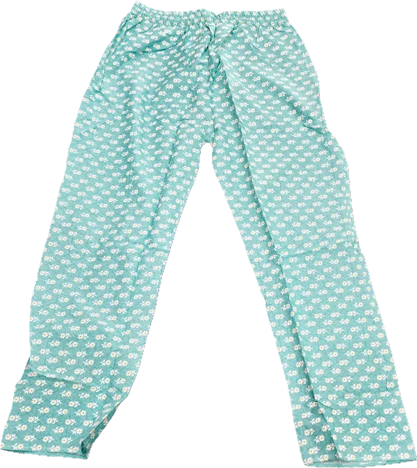 Turquoise_Green_Cotton_Printed_Kurta_Pant_Set_For_Women