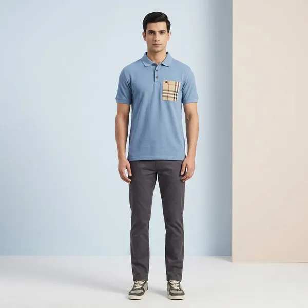 Blue_Cotton_Relaxed_Fit_Checkered_Pocket_Polo_T-Shirt_For_Men