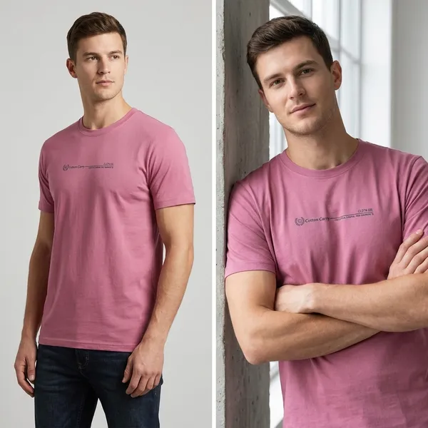 Pink_Cotton_Regular_Fit_Crew_Neck_T-Shirt_For_Men