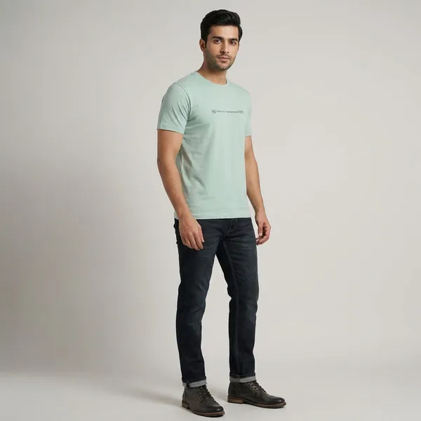 Light_Green_Cotton_Regular_Fit_Graphic_Print_T-Shirt_For_Men