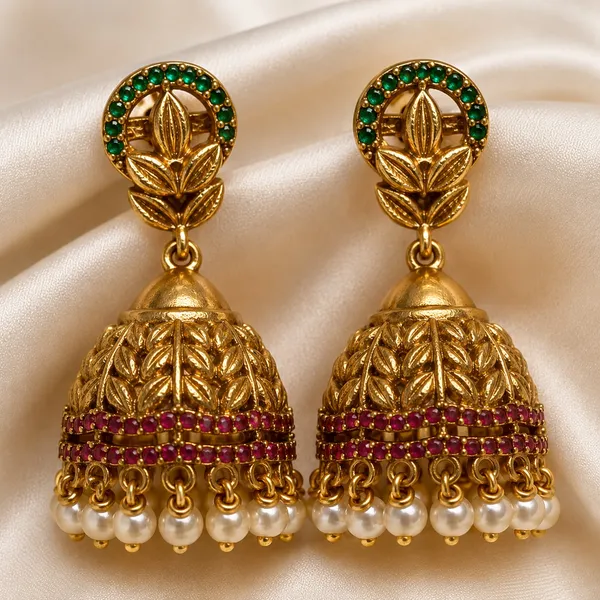 Leaf_Jhumka