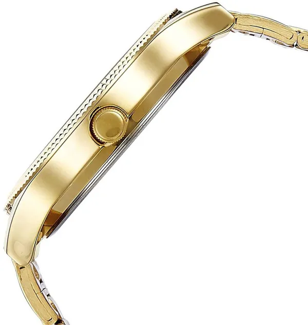 Gold_Stainless_Steel_Roman_Numeral_Day_Date_Analog_Watch_For_Men