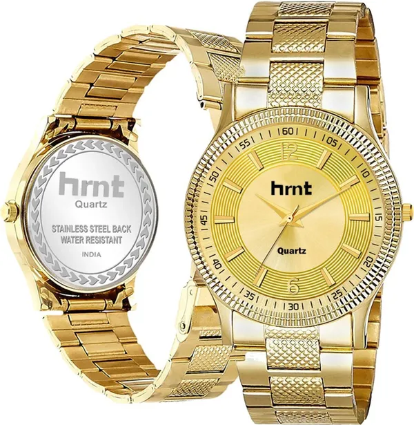 Gold_Stainless_Steel_Tachymeter_Textured_Dial_Analog_Watch_For_Men