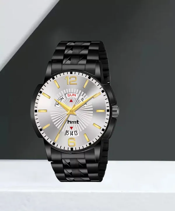 Black_Stainless_Steel_Day_Date_Analog_Watch_For_Men