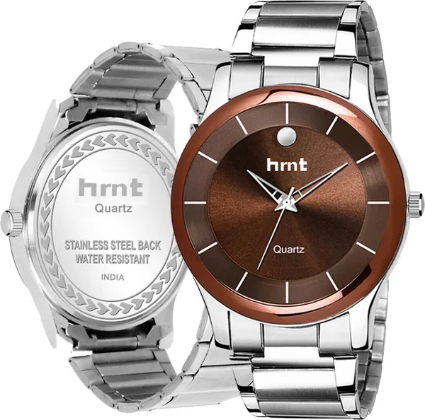 Silver_And_Brown_Sunburst_Dial_Stainless_Steel_Analog_Watch_For_Men
