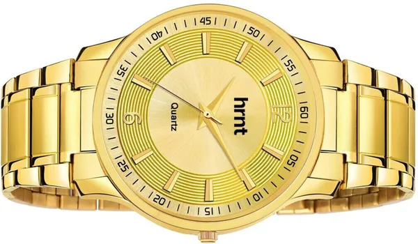 Gold_Stainless_Steel_Round_Dial_Quartz_Analog_Watch_For_Men