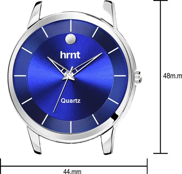 Blue_And_Silver_Stainless_Steel_Sunburst_Dial_Analog_Quartz_Watch_For_Men
