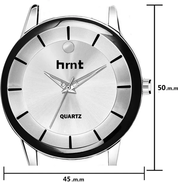 Silver_Stainless_Steel_Black_Bezel_Quartz_Analog_Watch_For_Men