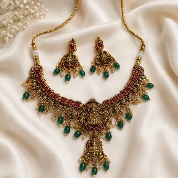 Coral_Laxmi_Necklace
