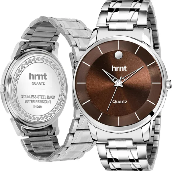Silver_And_Brown_Sunburst_Dial_Stainless_Steel_Analog_Watch_For_Men