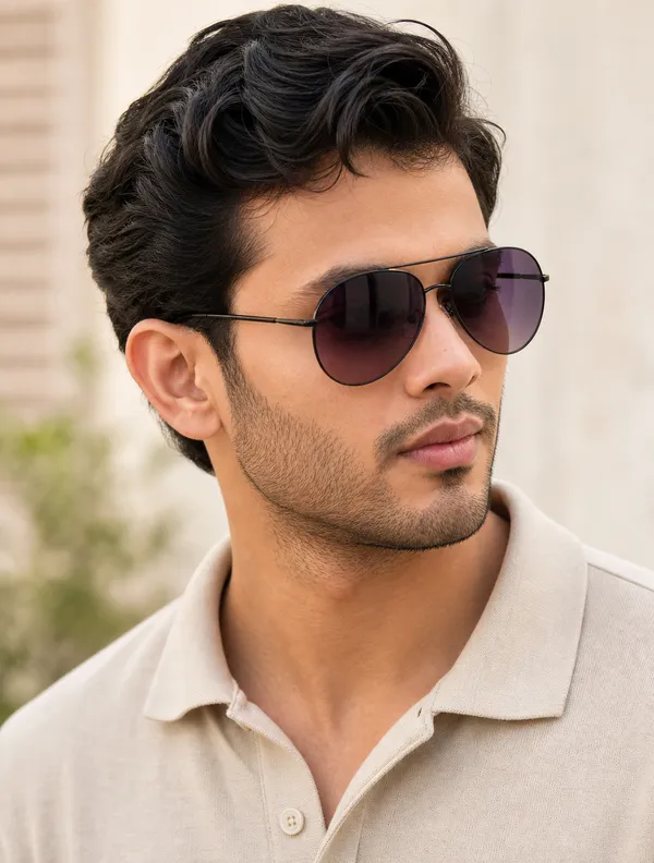 Black_Metal_Aviator_Gradient_Lens_Sunglasses_For_Men