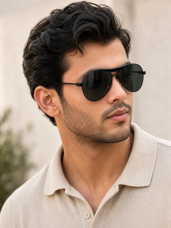 Black_Metal_Aviator_Dark_Green_Lens_Sunglasses_For_Men