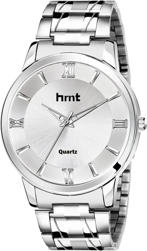 Silver_Stainless_Steel_Roman_Numeral_Dial_Analog_Quartz_Watch_For_Men